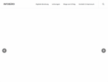 Tablet Screenshot of infobuero.com